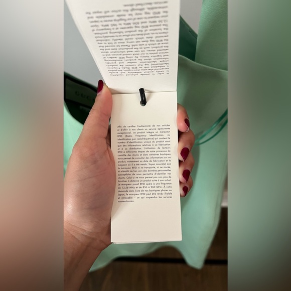 GUCCI Silk & Wool Cady Mint Sleeveless Midi Dress - Picture 5 of 5